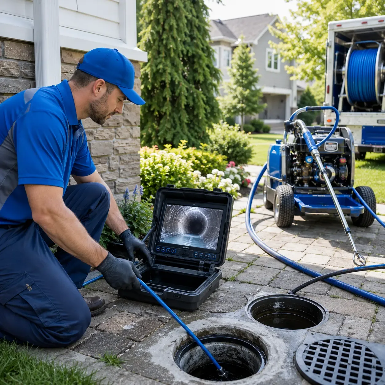 Outdoor drain cleaning professionals serving Youngwood, PA
